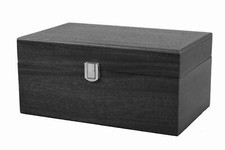 Black Wooden Box Storage chess