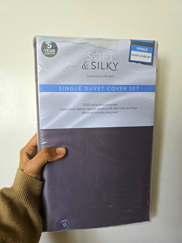 Dunelm single soft silky - single,
