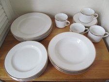 Inspired White With Gold Trim