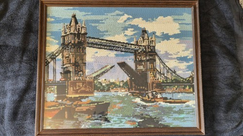 Vintage mcm needlepoint - vintage,