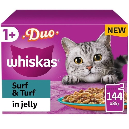 144 85g whiskas duo - duo, surf