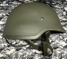 GENUINE CROATIAN ARMY SESTAN-BUSCH BK-3 BK3 BALLISTIC COMBAT HELMET. LARGE. NATO