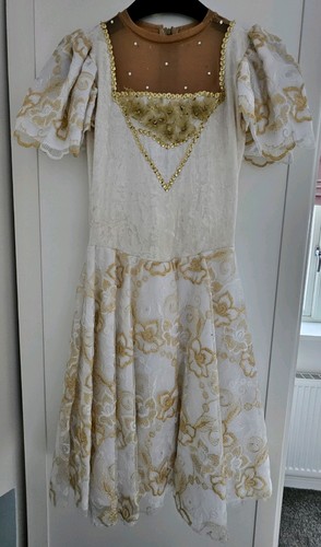 Girls dance dress white - dress,
