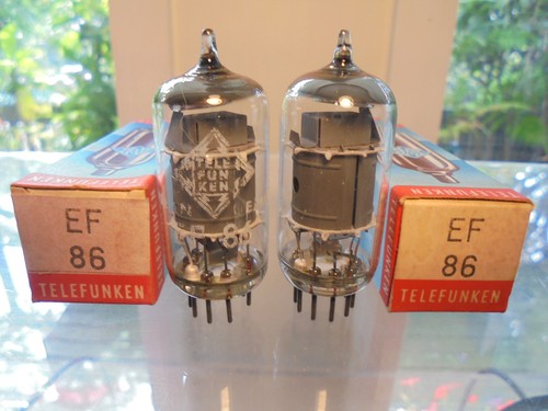 Telefunken ef86 pair new - ,