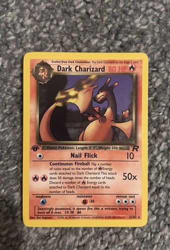 Dark charizard 1st - dark,