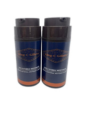 2 x King C. Gillette Face & Beard Moisturiser With Vitamin B complex SEE DATES
