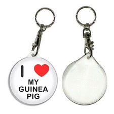 My Guinea Pig I Love Heart Key