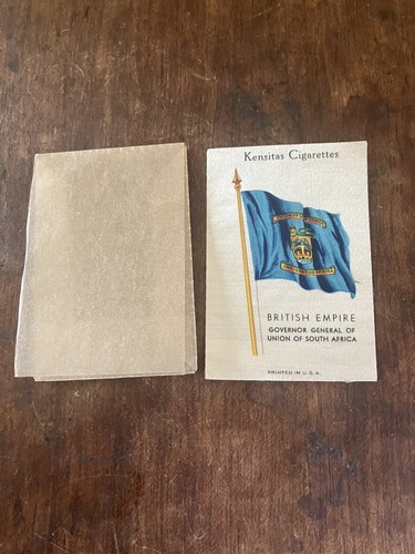 Kensitas silk cigarette card - kensitas,