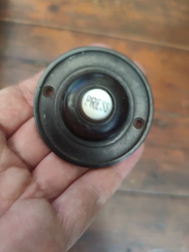 Bakelite vintage electric bell - bakelite,