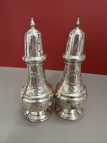 Vtg pair sterling silver - pair,