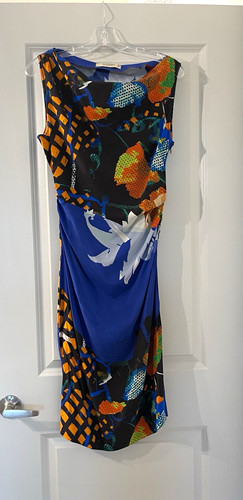Etro blue black abstract - blue/black,
