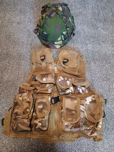 Kids army helmet and assault - helmet,