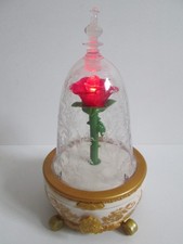 Disney Beauty & The Beast Enchanted Rose Light Up Musical Jewellery Box