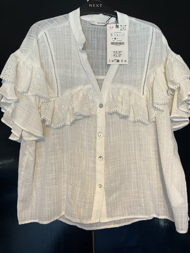 Zara white cotton - zara,