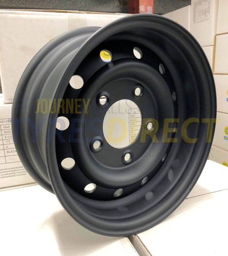 16x6 matte black wolf - x5,
