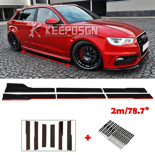 Side skirts lips - 78.7'',