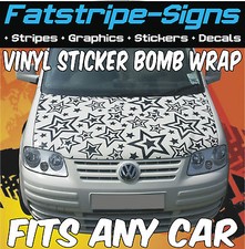 to fit PEUGEOT 106 107 206 207 306 307 GTI STICKER BOMB BONNET CAR GRAPHICS