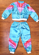 Forfamy  80s Tracksuit Costume
