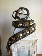 LADIES FASHION HIPSTER BELT 32" - 37.5" VINTAGE DESIGNERS AT DEBENHAMS GOOD CON