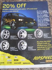 ALLOY WHEEL TYRE SETS RIPSPEED