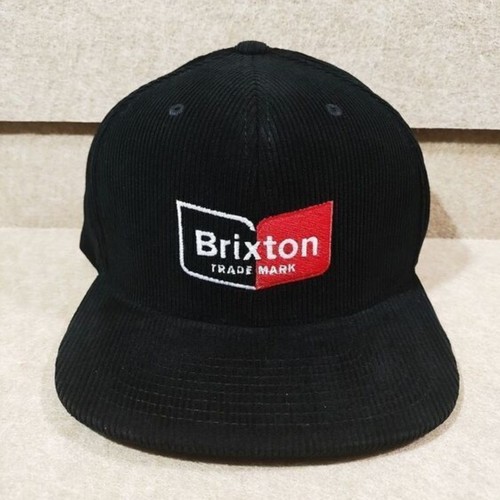 Brixton black snapback cap - black,