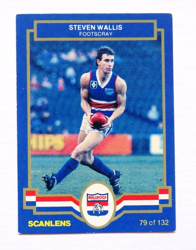 1986 scanlens vfl card - 1986,