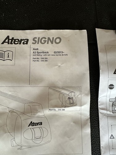 Atera steel roof bars - steel, audi