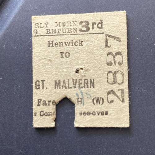 Half railway tickets - half.,