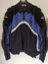 Joe Rocket Mens Motorcycle Jacket Textile Blue/Black 42-44" Chest