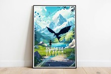 How to train your dragon Print, Movie Poster, Film Wall Art A4 A3 A2 Size