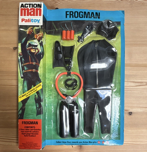 Palitoy action man frogman - man,