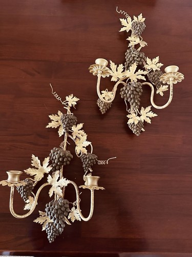 Gold choses double arm - choses, sconce