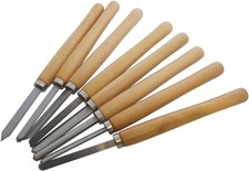 8pc Wood Lathe Chisel Set