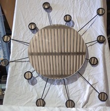 Ikea Metal Sunburst Starburst  Mirror Wall Art FIGGJO 29" Discontinued 90s Vgc