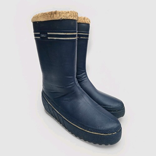 Aigle fur lined wellington - fur,
