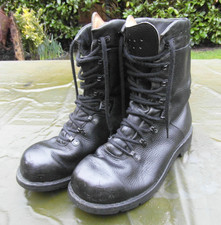 German Army Black Leather High