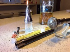 Walking/Gadget/Tippling Stick Stag Set On Top Of Handle