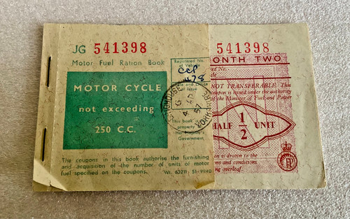 Motor fuel ration - motor,