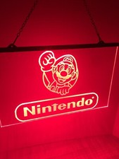 Nintendo Mario Led Neon Light Sign Game Room , Bedroom U.s.a.