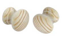 2 X 25mm Solid Wooden Pine