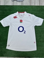England Canterbury Rugby 2014 Home Pro Fit Jersey T-Shirt | Mens Adult Medium