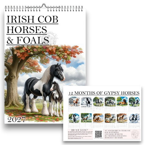 Irish cob horse calendar - cob,