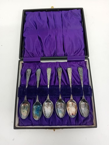 Vintage silver plated teaspoon - silver,