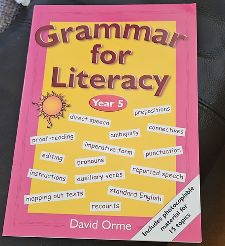 Grammar for literacy - grammar, 5