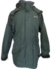 Berghaus Green GORE-TEX Waterproof Jacket Adjustable Hood - Size L