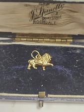 14ct Gold Vintage Lion Charm
