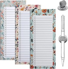 3 Pack Magnetic Shopping List