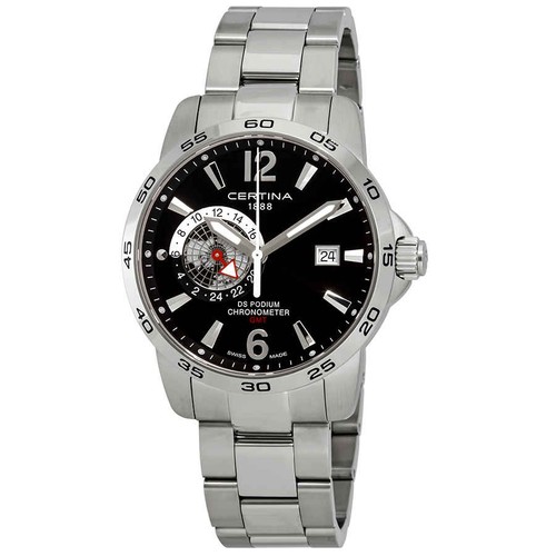 Certina podium gmt black - certina, ds