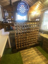 Bespoke Dark Oak Colour Wine Rack 81 Bottles