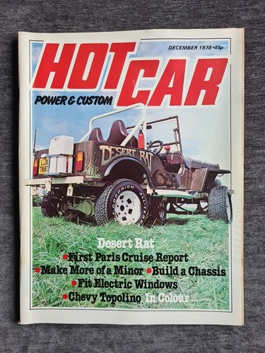 Hot car magazine december 1978 - december,